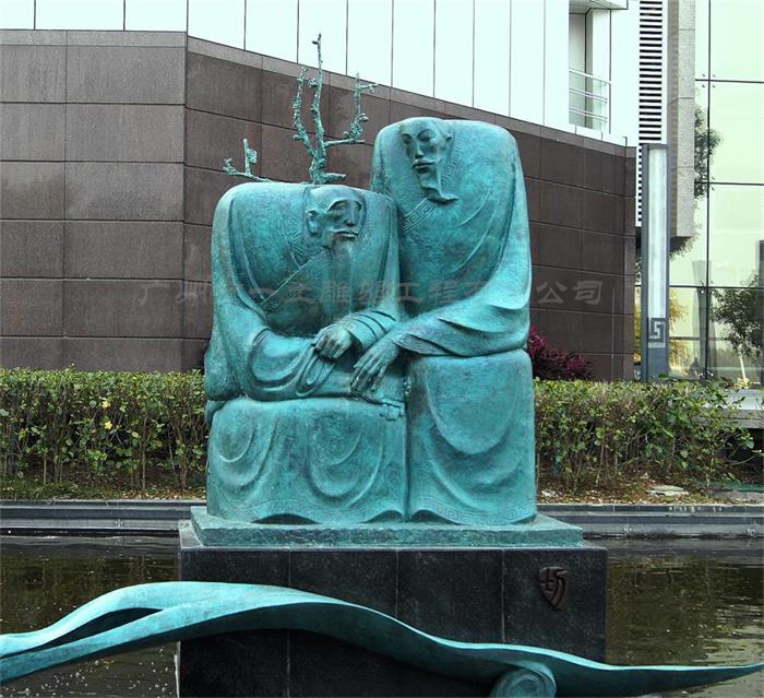 《望聞問切》廣州市廣東省中醫(yī)院 2009年 材料 鑄銅 尺寸 平均高 3.5米×4件.jpg